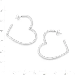 James Avery Artisan Jewelry Earrings-Heart Hoops