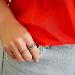 James Avery Artisan Jewelry Rings-Hearts And Beads Ring