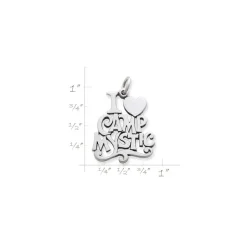 James Avery Artisan Jewelry Charms-I Love Camp Mystic Charm