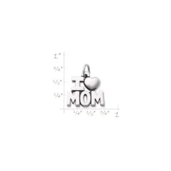 James Avery Artisan Jewelry Charms-I Love Mom Charm