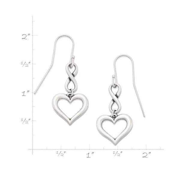 James Avery Artisan Jewelry Earrings-Infinite Love Dangle Earrings