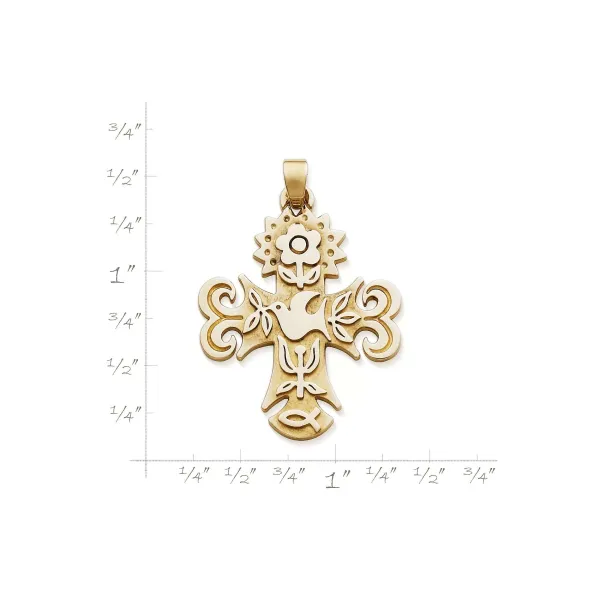 James Avery Artisan Jewelry Charms-La Primavera Cross