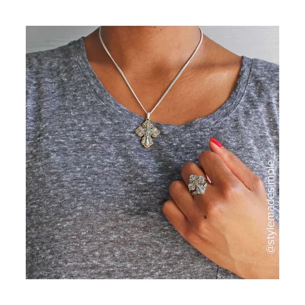 James Avery Artisan Jewelry Pendants-La Vida Nueva Cross Pendant