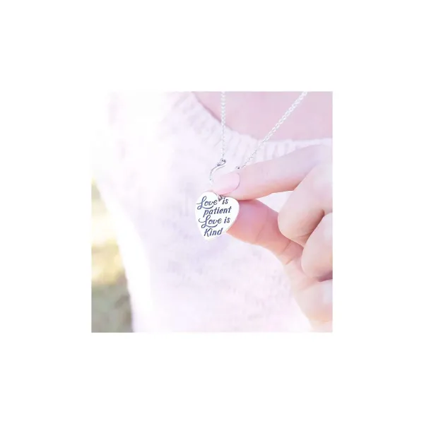 James Avery Artisan Jewelry Charms-Love Is Patient Heart Charm
