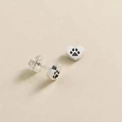 James Avery Artisan Jewelry Earrings-Love My Pet Heart Studs