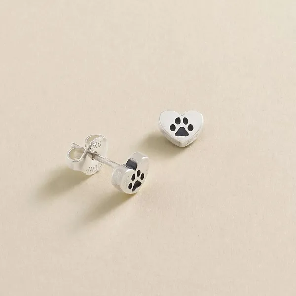 James Avery Artisan Jewelry Earrings-Love My Pet Heart Studs