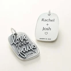 James Avery Artisan Jewelry Charms-Love Never Fails Charm
