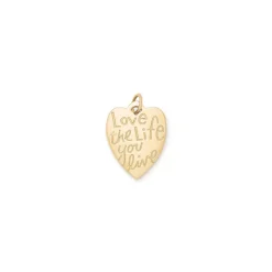James Avery Artisan Jewelry Charms-Love The Life You Live Charm
