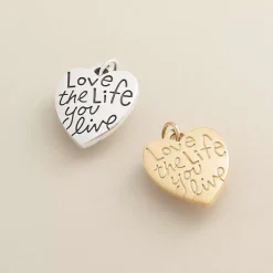James Avery Artisan Jewelry Charms-Love The Life You Live Charm