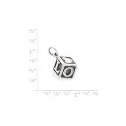 James Avery Artisan Jewelry Charms-Love U Wooden Block Charm