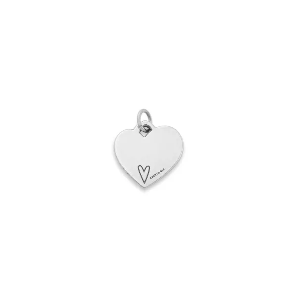 James Avery Artisan Jewelry Charms-Love Will Save The Day Heart Charm