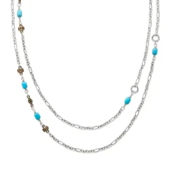 James Avery Artisan Jewelry Necklaces And Chains-Marjan Necklace With Turquoise