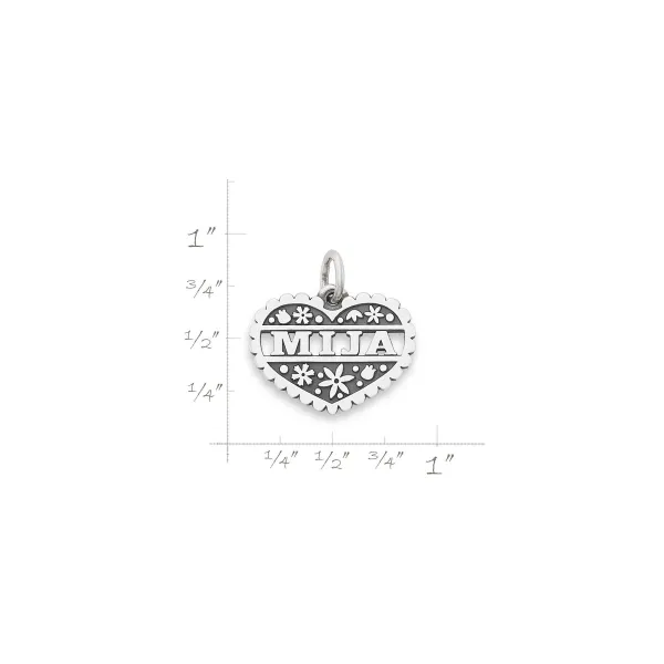 James Avery Artisan Jewelry Charms-Mija Heart Charm
