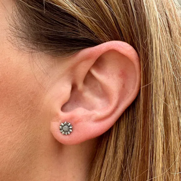 James Avery Artisan Jewelry Earrings-Mini Sunflower Studs