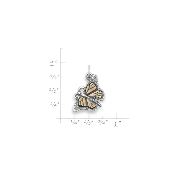 James Avery Artisan Jewelry Charms-Monarch Butterfly Charm