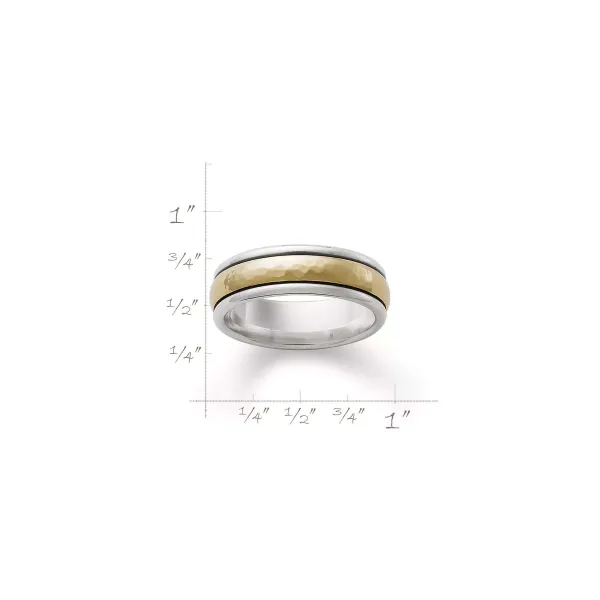 James Avery Artisan Jewelry Rings-Narrow Hammered Simplicity Wedding Ring