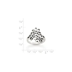 James Avery Artisan Jewelry Rings-Open Floral Ring