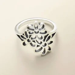 James Avery Artisan Jewelry Rings-Open Floral Ring