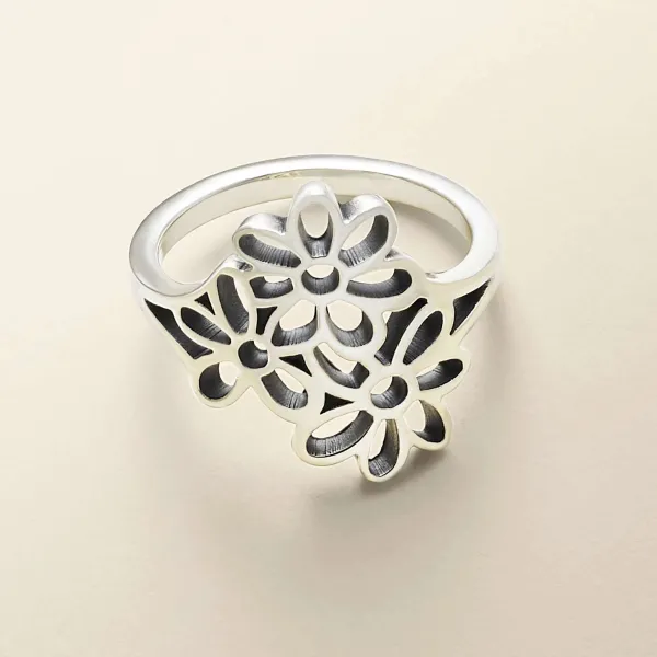 James Avery Artisan Jewelry Rings-Open Floral Ring