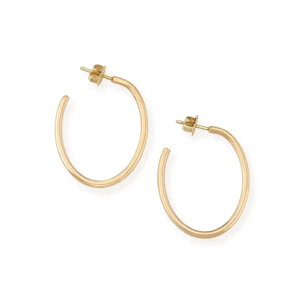 James Avery Artisan Jewelry Earrings-Oval Hoops