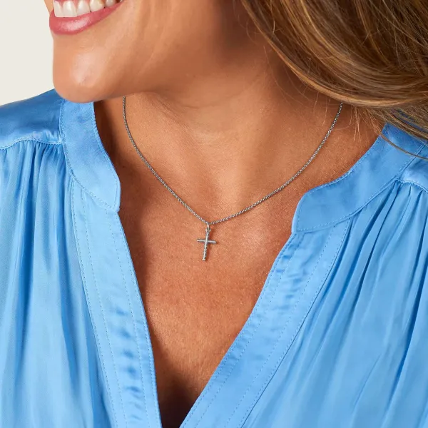 James Avery Artisan Jewelry Charms-Petite Elegant Cross Charm