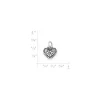 James Avery Artisan Jewelry Charms-Petite Floral Heart Charm