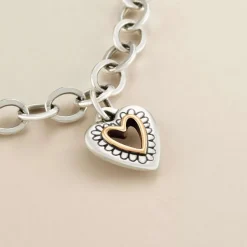 James Avery Artisan Jewelry Charms-Petite Framed Heart Charm