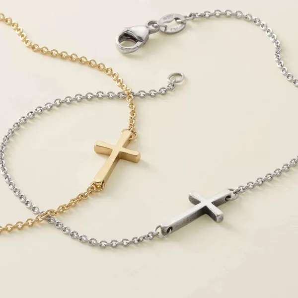 James Avery Artisan Jewelry Bracelets-Petite Latin Cross Link Bracelet