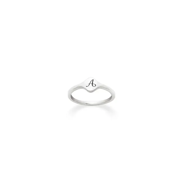 James Avery Artisan Jewelry Rings-Petite Signet Initial Ring