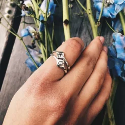 James Avery Artisan Jewelry Rings-Petite Signet Initial Ring