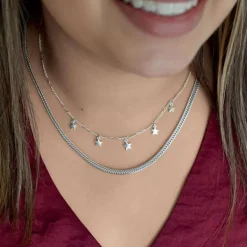 James Avery Artisan Jewelry Necklaces And Chains-Rectangle Foxtail Necklace