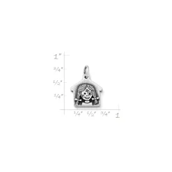 James Avery Artisan Jewelry Charms-Rough House Cabin Charm