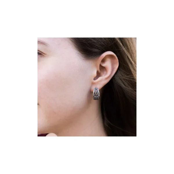 James Avery Artisan Jewelry Earrings-Scrolled French Clips