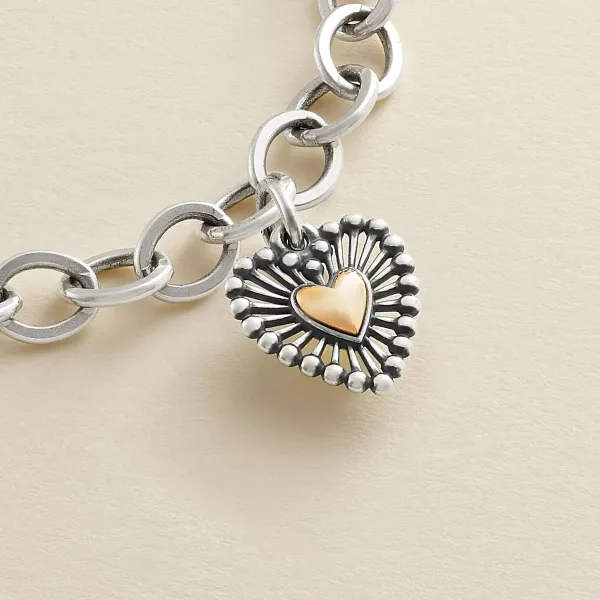James Avery Artisan Jewelry Charms-Shining Heart Charm