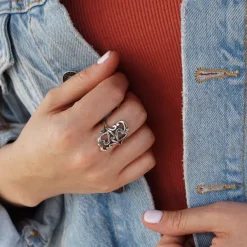 James Avery Artisan Jewelry Rings-Swirls And Scrolls Hearts Ring