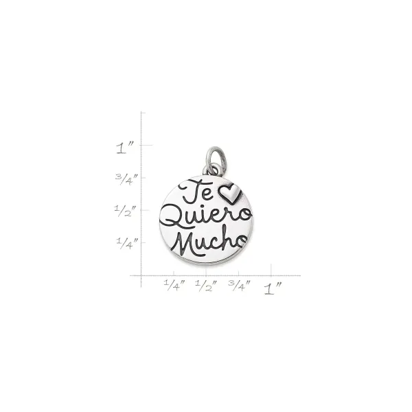James Avery Artisan Jewelry Charms-Te Quiero Mucho Charm