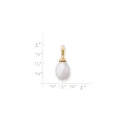 James Avery Artisan Jewelry Pendants-Teardrop Cultured Pearl Pendant