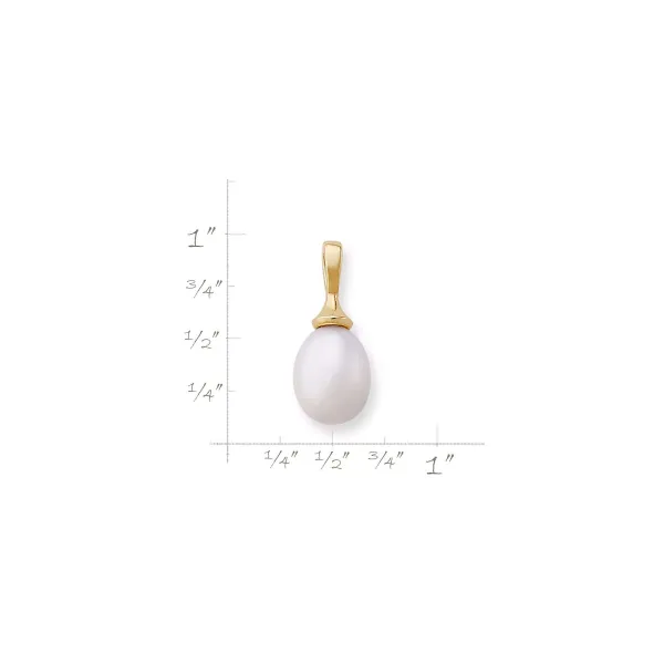 James Avery Artisan Jewelry Pendants-Teardrop Cultured Pearl Pendant