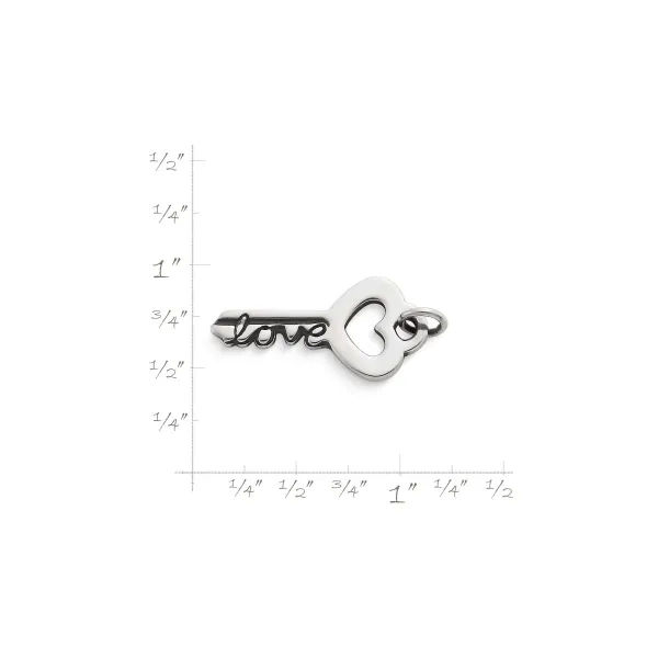 James Avery Artisan Jewelry Pendants-The Key To "Love" Pendant