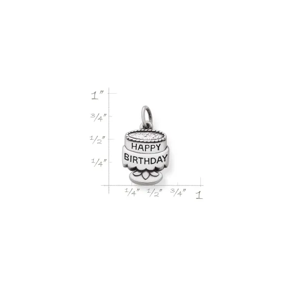 James Avery Artisan Jewelry Charms-Tiny Birthday Cake Charm