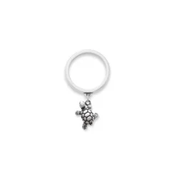 James Avery Artisan Jewelry Rings-Turtle Charm Dangle Ring