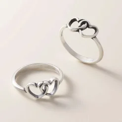 James Avery Artisan Jewelry Rings-Two Hearts Together Ring