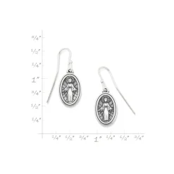 James Avery Artisan Jewelry Earrings-Virgin Mary Dangle Earrings