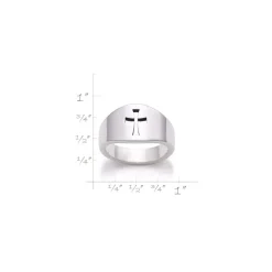 James Avery Artisan Jewelry Rings-Wide Crosslet Ring