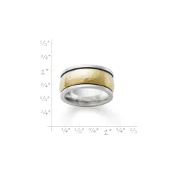 James Avery Artisan Jewelry Rings-Wide Hammered Simplicity Wedding Ring