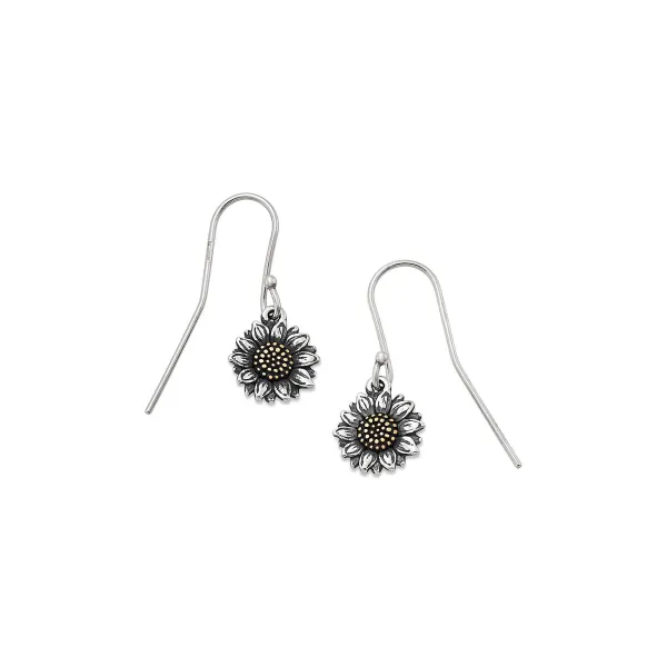 James Avery Artisan Jewelry Earrings-Wild Sunflower Dangle Earrings