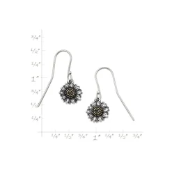 James Avery Artisan Jewelry Earrings-Wild Sunflower Dangle Earrings
