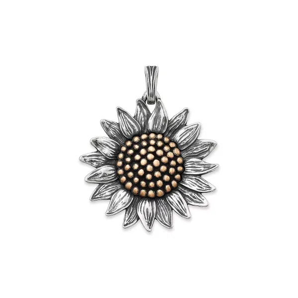 James Avery Artisan Jewelry Pendants-Wild Sunflower Pendant