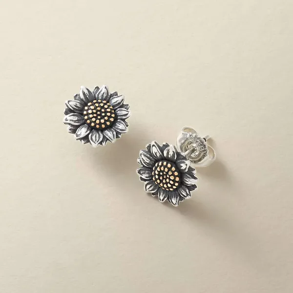 James Avery Artisan Jewelry Earrings-Wild Sunflower Studs