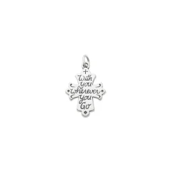 James Avery Artisan Jewelry Charms-With You Wherever You Go Cross Charm
